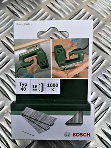 1000 Bosch Stift Tackerstift Nagel TYP 40 16mm 2609255804 - Bild 1 von 3