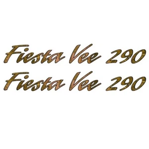 Rinker Boat Brand Decal 218610 | 290 Fiesta Vee Gold Black (Pair) - Picture 1 of 1