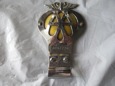 British AA Vintage Car Badge - Image 1 of 4