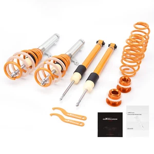 Coilovers Shocks Struts Kit For Audi A3 (8V) FWD / VW Golf GTI (MK8) FWD 2019+ - Picture 1 of 12