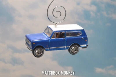 1979 International Harvester Scout II Custom Christmas Ornament 1/64 Hard Top - Image 1 of 4