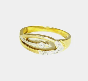 eleganter Brillantring 9 Brillante 0,133 ct 333 = 8 K Gr 56 Gelbgold - Picture 1 of 14