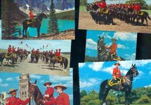 6 POSTCARDS WITH R.C.M.P. - Bild 1 von 1