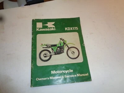 Kawasaki KDX175 1979 manual de servicio de fábrica  Foto 1 de 2