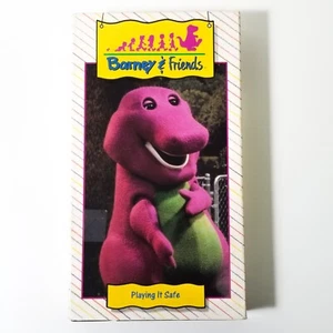 Barney And Friends Playing It Safe VHS Tape 1992 Time Life Video The Lyons Group - Picture 1 of 3