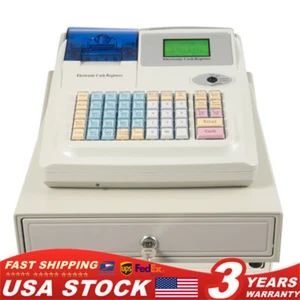 Elektronische Registrierkasse, 48 Tasten erhöhte Tastatur, Thermodruckkopf US LAGER - Bild 1 von 16