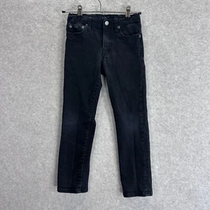 Polo Ralph Lauren "The Hampton Straight" Jeans Boy Size 6 Black - Picture 1 of 8