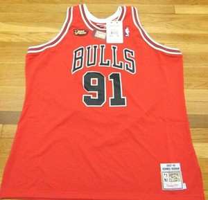 mitchell and ness dennis rodman jersey