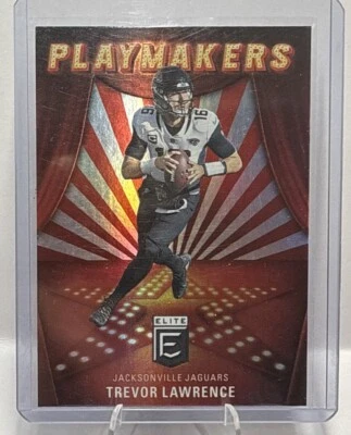 TREVOR LAWRENCE 2022 DONRUSS ELITE PLAYMAKERS INSERT CARD#PM11 - Image 1 of 2