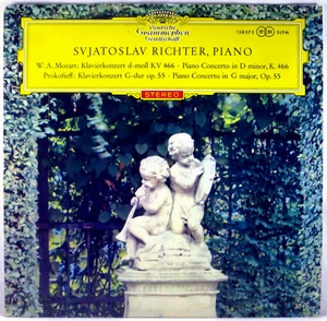 DGG RED STEREO 1960 Mozart RICHTER Piano Concerto #20 WITOLD SLPM 138 075 EX - Imagen 1 de 3