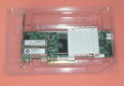 HP NC523SFP Dual Port 10GbE 593717-B21 593742-001 593715-001 PCIe Server Adapter - Image 1 of 4