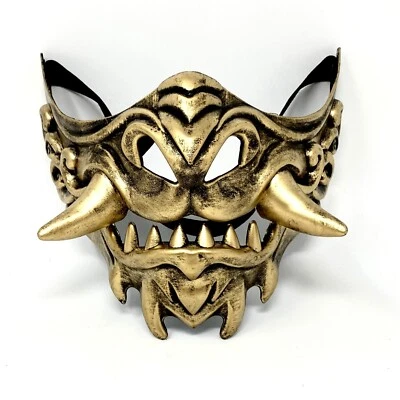 Máscara facial estilo steampunk media parte inferior disfraz de Halloween disfraces fiesta Foto 1 de 4