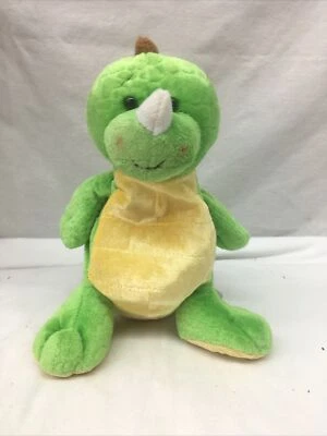 GANZ Webkinz Key Lime Dino Green Dinosaur 9" Plush Stuffed Animal NO CODE HM185 - Image 1 of 4