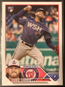 2023 TOPPS UPDATE VINTAGE STOCK SP HOBIE HARRIS 43/99 NATIONALS