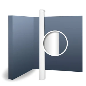 Orac Decor K1101 LUXXUS media columna columna columna pared columna de estuco forma redonda | 2,02 m - Imagen 1 de 5