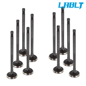 LABLT 10PCS Exhuast Valve 6mm Stem For Volvo C30/70 S40/60/70/80 V50/70 - Foto 1 di 8