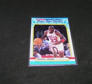 Jordan 1988 Fleer Sticker, #7, Wow, looks 9 all day long!! Can return! - Picture 1 of 3