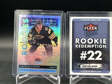 2014-15 Fleer Ultra David Pastrnak Platinum Medallion #4/25 RC