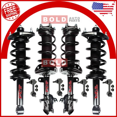 Juego de 8 piezas de puntal completo + barra estabilizadora delantero trasero para Honda CRV 2012-2014 2,4 L tracción delantera Foto 1 de 4