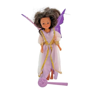 Muñeca de Colección 1983 Tonka Star Fairies WHISPER Vestido Púrpura Alas Cepillo Hada - Imagen 1 de 8