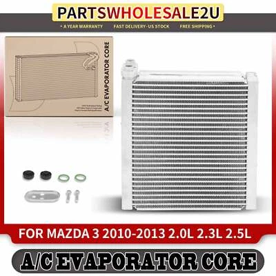 Núcleo evaporador de aire acondicionado de aluminio flujo paralelo para Mazda 3 2010-2013 flujo paralelo Foto 1 de 4