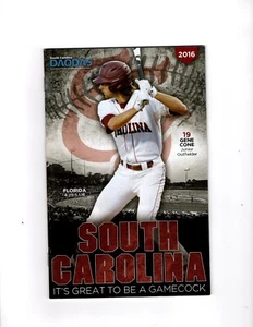 South Carolina Gamecocks Baseball Program, GENE CONE 2016, Binghamton, USC - Picture 1 of 2