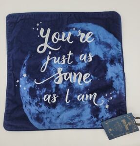Pottery Barn Teen Harry Potter Luna You're Just As Sane As I Am Pillow Cover NWT