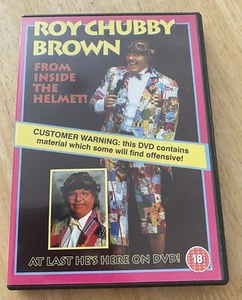 Roy Chubby Brown From Inside The Helmet DVD Stand Up Comedy 1990 FREE POSTAGE - Picture 1 of 2