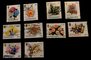 GB/Guernsey-192-Flower issues-Used - Picture 1 of 7