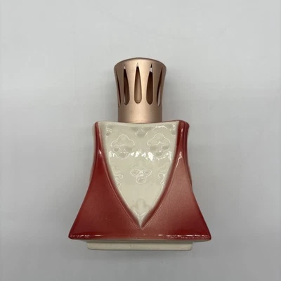 LAMPADA BERGER PAR LUNEVILLE LAMPADA OLIO CATALITICA CERAMICA LANCELOT ROUGE 03810 - Immagine 1 di 4