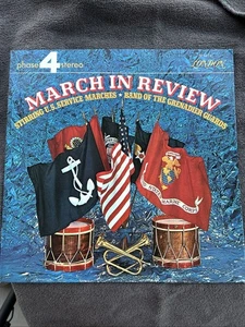 MARCH IN REVIEW - 33 RPM LP - Band of Grenadier Guards - London - SP44131 - Picture 1 of 8