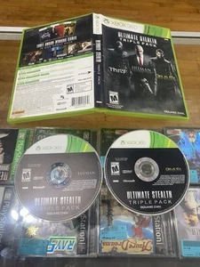Ultimate Stealth Triple Pack (Microsoft Xbox 360, 2015) 2 giochi (ladro mancante) - Foto 1 di 1
