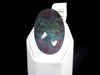 Anillo Colleen López Rubí Natural Zoisita Triple Talla 5.75 Plata de Ley 925 Foto 1 de 4