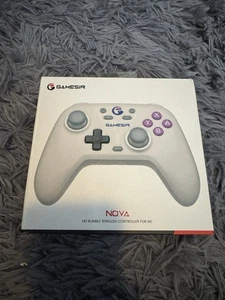 GameSir Nova HD Rumble Controller for NS, RGB LED Glide Ring, Retro White - Picture 1 of 5