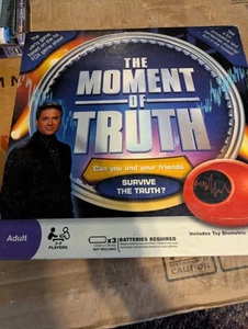 2008 The Moment of Truth Adult Party Board Game Toy Biometric Lie Detector - Picture 1 of 3