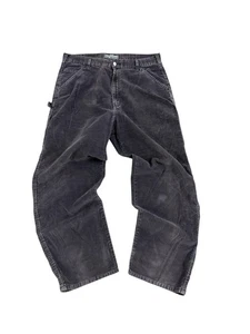 Vintage Levi’s SilverTab Pants Corduroy Carpenter baggy 90s Y2K 36x32 Brown - Picture 1 of 9