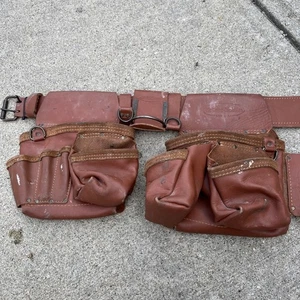 McGuire-Nicholas Master's 52,5 Zoll Braune Leder Werkzeugtasche - gebraucht - Bild 1 von 10