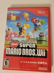 New Super Mario Bros. Wii (Nintendo Wii, 2009) CIB KOMPLETT MIT ANLEITUNG - Bild 1 von 7