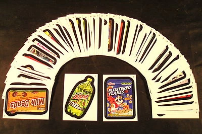 Topps Wacky Packages 2013 serie ANS10 10 JUEGO BASE COMPLETO de 55 pegatinas casi nuevo+ Foto 1 de 2
