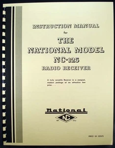 National NC-125 NC125 Odbiornik radiowy Instrukcja - Zdjęcie 1 z 1