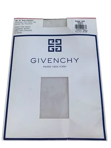 Vtg 1990 Givenchy Body Gleamers Shimmery Sheer Leg 157 Crystal Pantyhose Sz C - Picture 1 of 6