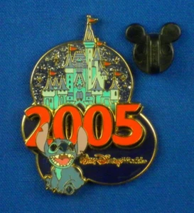 Stitch 2005 Cinderella's Castle Collection WDW Pin-on-Pin OC Pin # 39969 - Picture 1 of 4