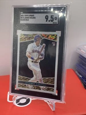 2021 Topps Update BLACK GOLD JARRED KELENIC RC ROOKIE SGC 9.5 BRAVES - Image 1 of 2