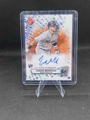 2023 Topps Pristine #PA-JG Jordan Groshans Autographs Orange Refractor #/25 - Image 1 of 2