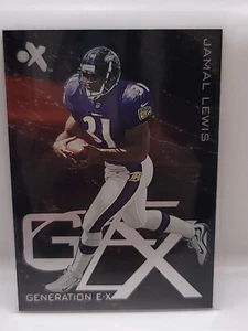 2000 Fleer E-X Generation Jamal Lewis Baltimore Ravens #10GX - Foto 1 di 2