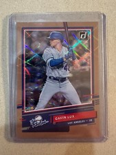 Gavin Lux 2020 Panini-Donruss Baseball The Rookies, 541/999, No. R-8