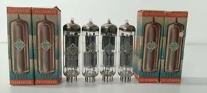 4 Pcs EZ81 Telefunken NOS NIB Ring getter Made in Germany - Bild 1 von 10