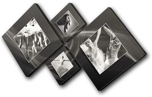 Performing Ballet Ballerina Dancing MULTI CANVAS WALL ART Picture Print VA - Picture 1 of 1