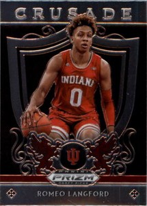 2019-20 Panini Prizm Draft Picks #99 Romeo Langford Crusade Indiana NBA NM-MT