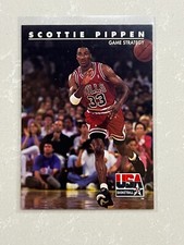 1992 Skybox USA Scottie Pippen #66 Chicago Bulls